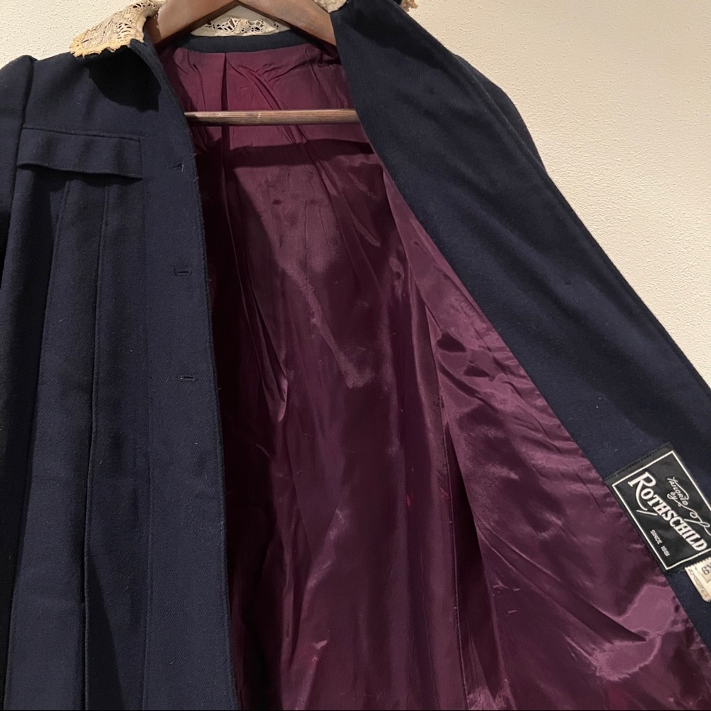 Vintage Rothschild Child’s Wool Coat with Matching Hat - Picture 4 of 10